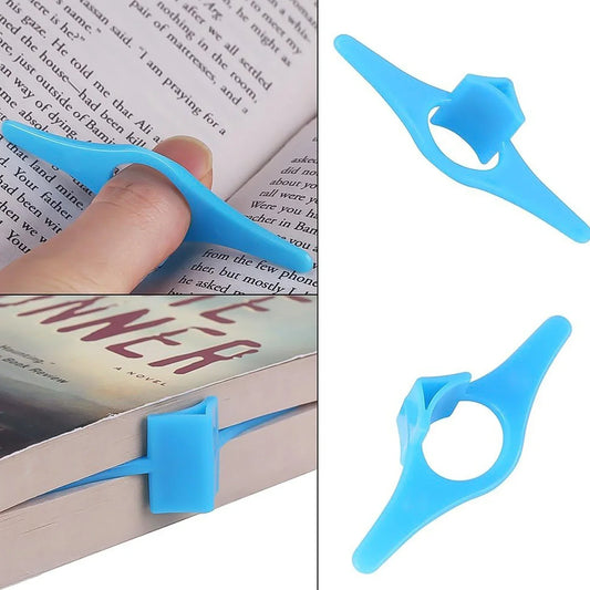 Multi-function Plastic Thumb Book Support Book Page Holder (1 Pc) - Zidbik