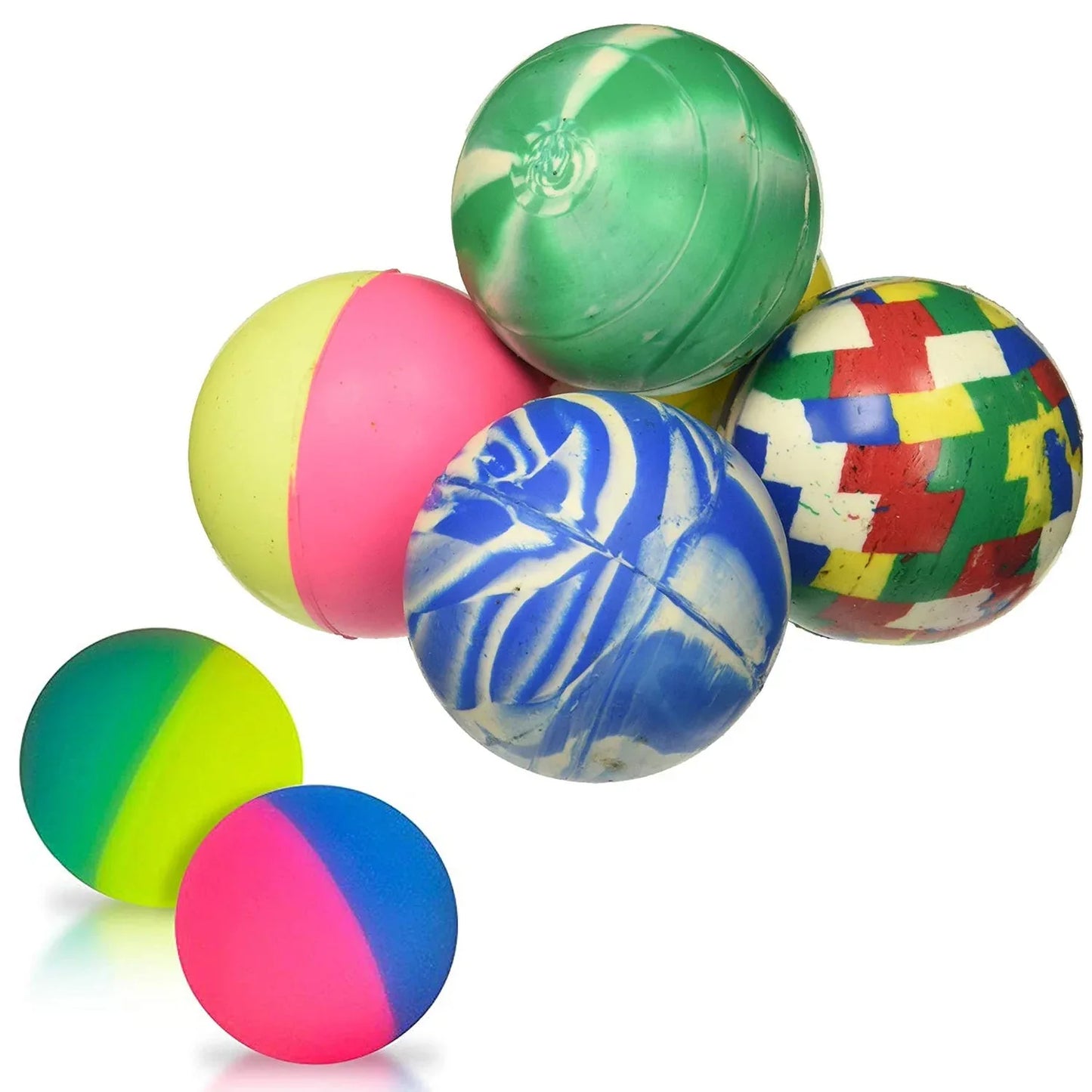 1956 Crazy Bouncy Jumping Balls Set Of 14pcs - Zidbik
