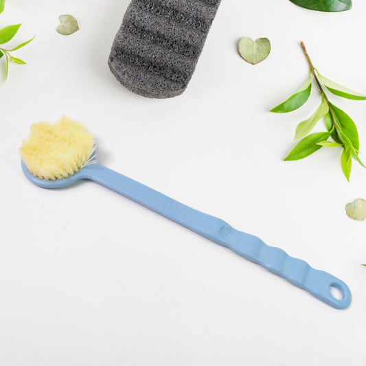 Back Scrubber For Shower Dry Body Brush Back Brush Long Handle (1 Pc  B Grade) - Zidbik