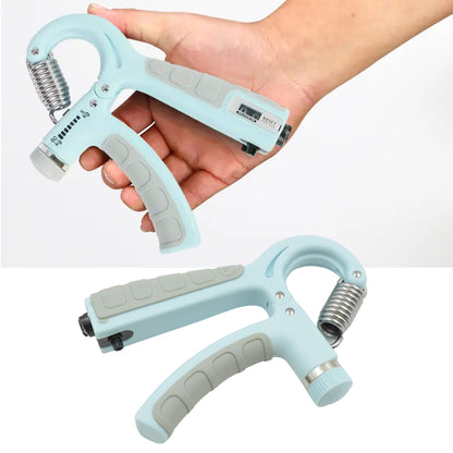Gym Fitness Hand Grip Men Adjustable Finger Heavy Exerciser Strength For Muscle Recovery Hand Gripper Trainer Strengthener (1 Pc) - Zidbik
