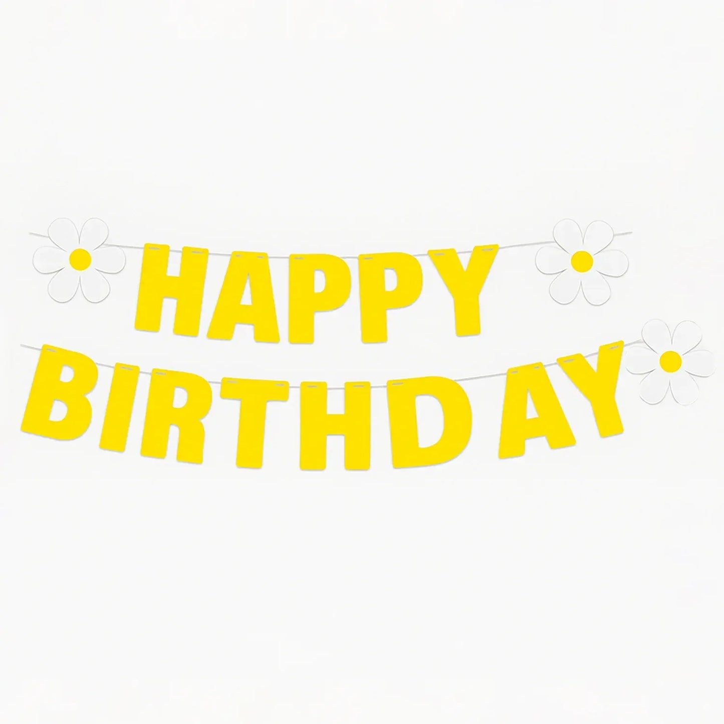 Happy Birthday Party Decoration Banner Set - Zidbik