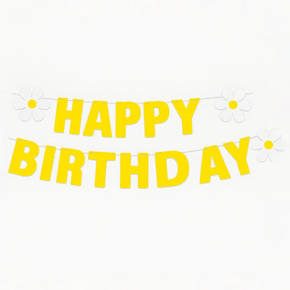 Happy Birthday Party Decoration Banner Set - Zidbik