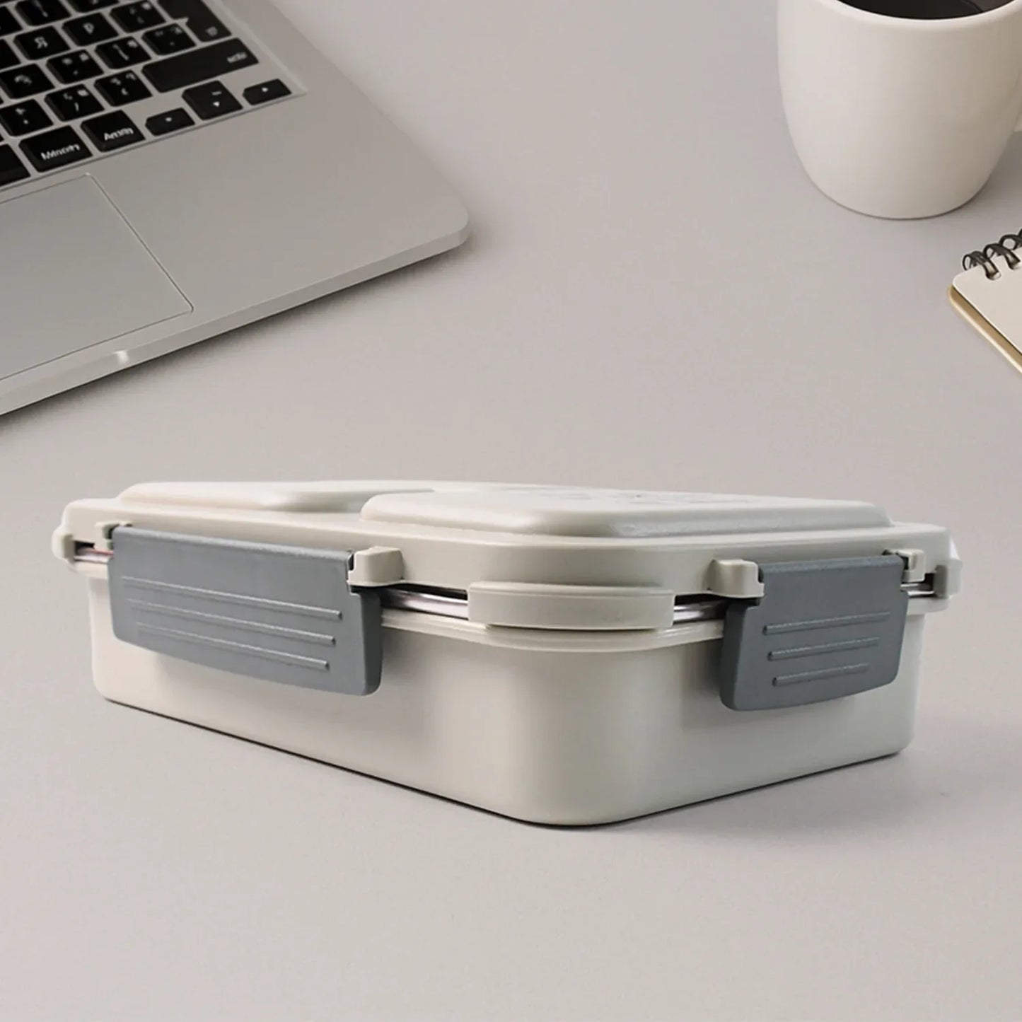 Lunch Box (200 Ml Each Container) With Attractive Stand - 4 Pcs - Zidbik
