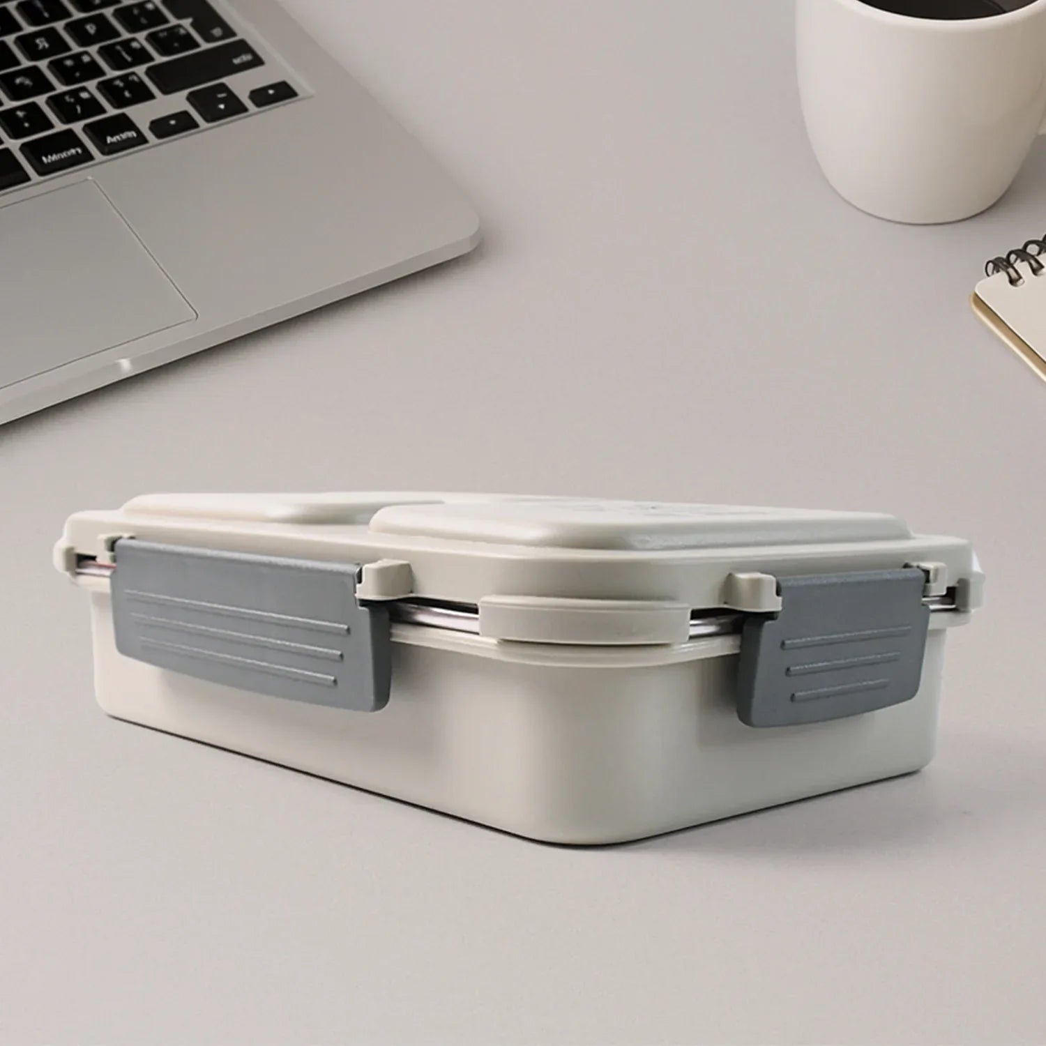 Lunch Box (200 Ml Each Container) With Attractive Stand - 4 Pcs - Zidbik