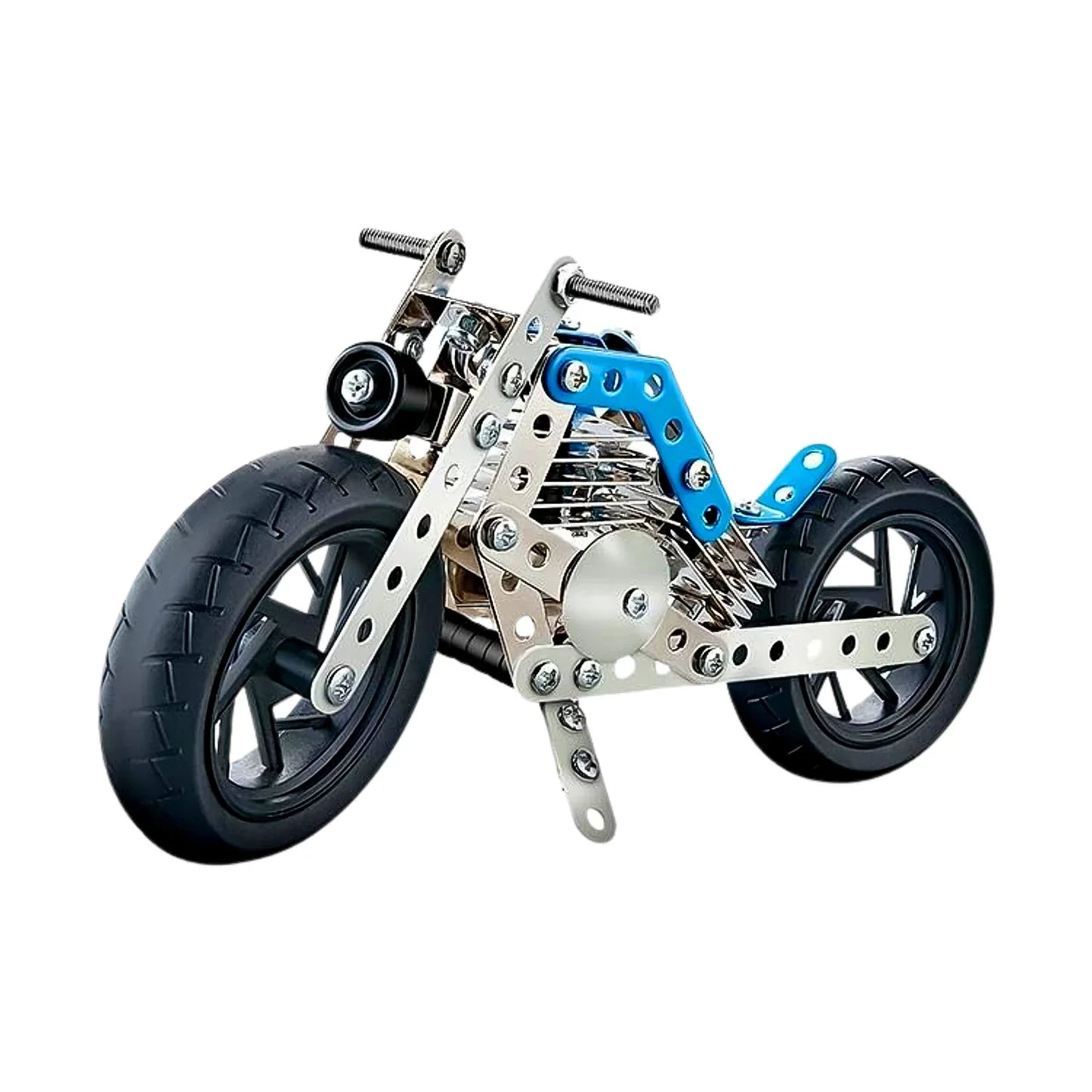 Metal Bike Creative Mechanical Construction Engineering Kit 140 Part Of Bike Tool 1 Set - Zidbik