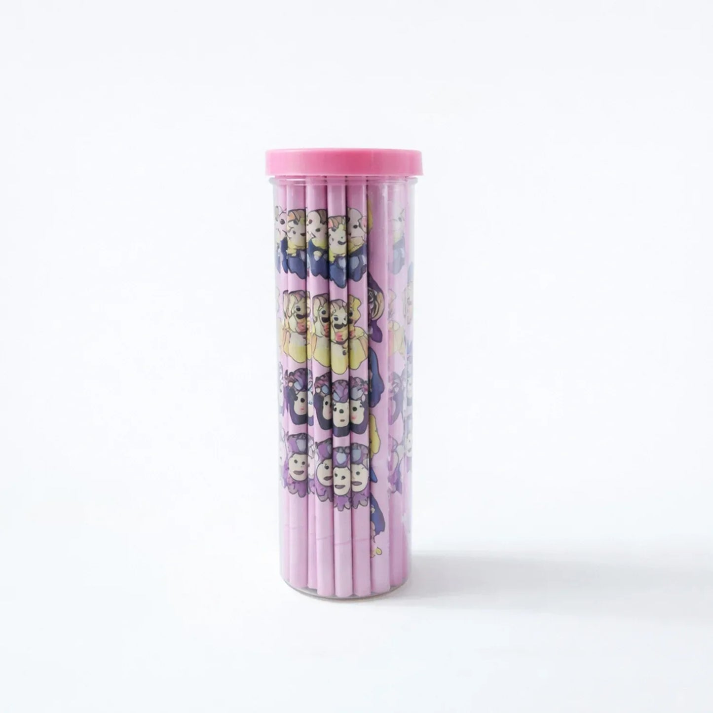 Cartoon Printed Wooden Pencil Set (50 Pc Pack) - Zidbik