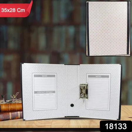 Button Clip Box File Paper Holder Organizer School Office Home For Documents (3528 Cm 1 Pc - Zidbik