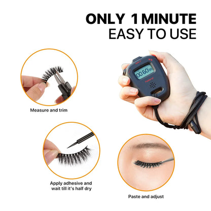 Premium 3d Mink Eyelashes Set - Zidbik