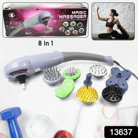 Electric 8 In 1 Full Body Massager Magic Massager (1 Set) - Zidbik