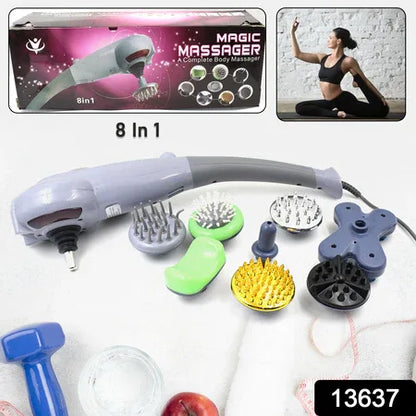 Electric 8 In 1 Full Body Massager Magic Massager (1 Set) - Zidbik