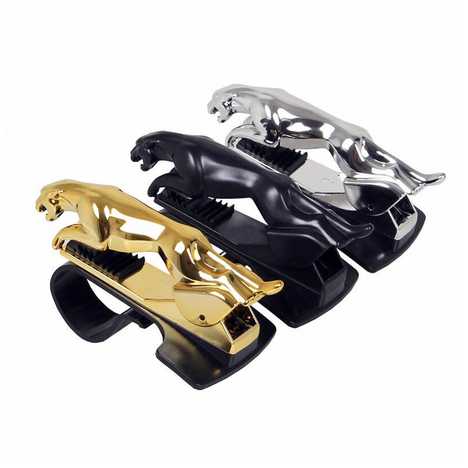 6469 Jaguar Leopard Shape Plastic Phone Clip Mobile Phone Holder For Car Use - Zidbik