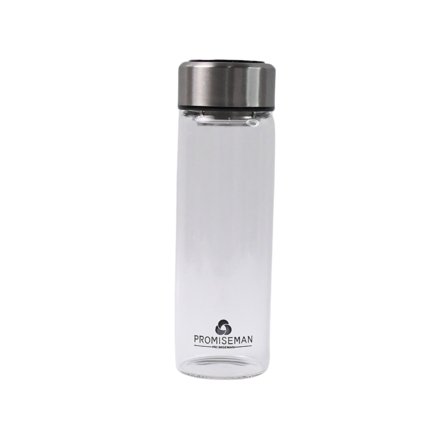 Outdoor Sport Glass Water Bottle  With Steel Lid  500 Ml Approx) - Zidbik
