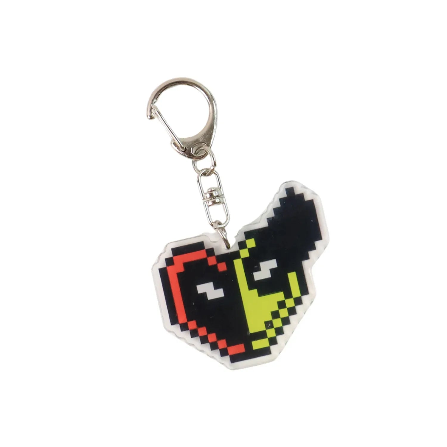 Pixel Style Acrylic Cartoon Keychain With Funky Design (1 Pc) - Zidbik