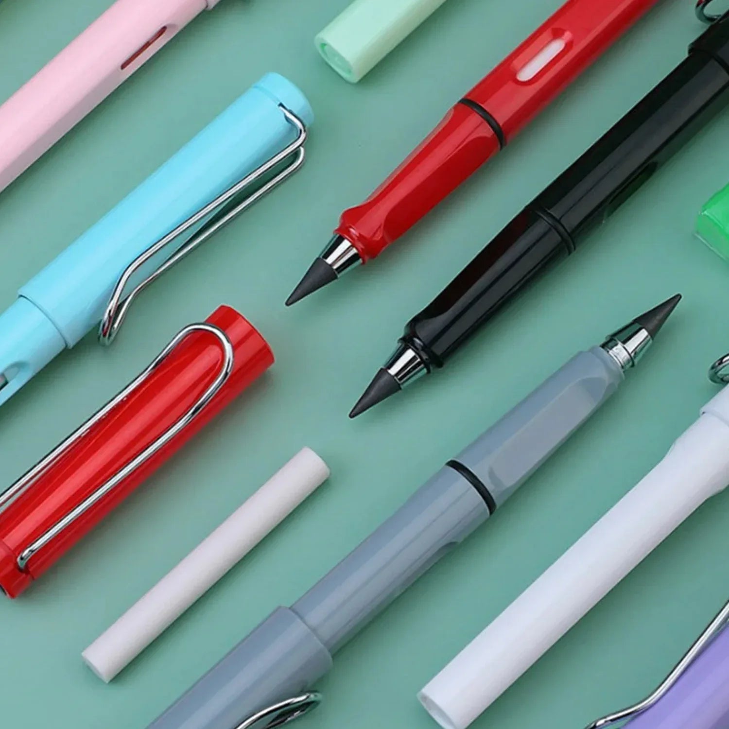 8868 2 In1 Everlasting Pencil Replaceable Head With Eraser Inkless Pencils Eternal Infinite Pencil Portable Everlasting Pencil Reusable Erasable Magic Pencils For Kids Painting Stationary Set (1 Pc) - Zidbik