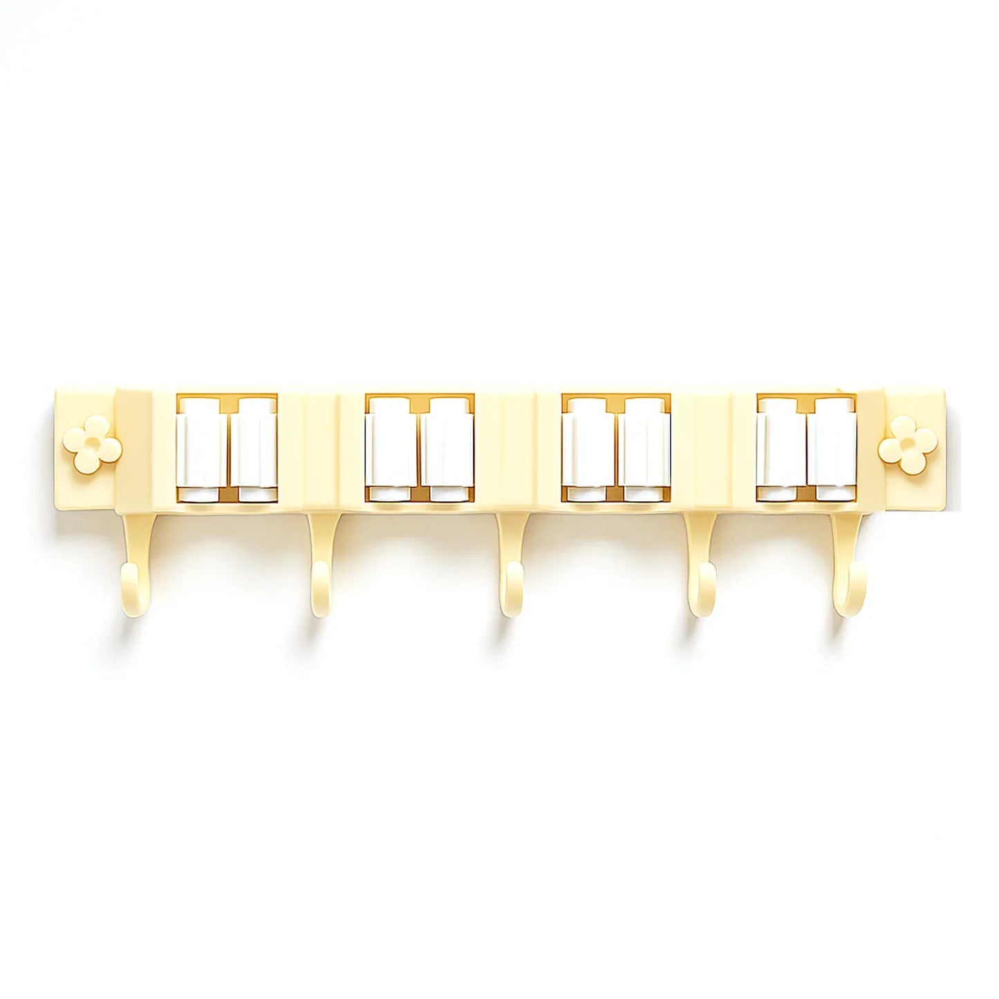 Self-adhesive Wall-mount Broom Mop Holder Rack - Zidbik
