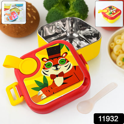 Ganesh Tangy Kids Stainless Steel Lunch Box - Zidbik
