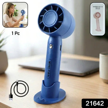 Rechargeable Mini Handheld Fan (1 Pc) - Zidbik