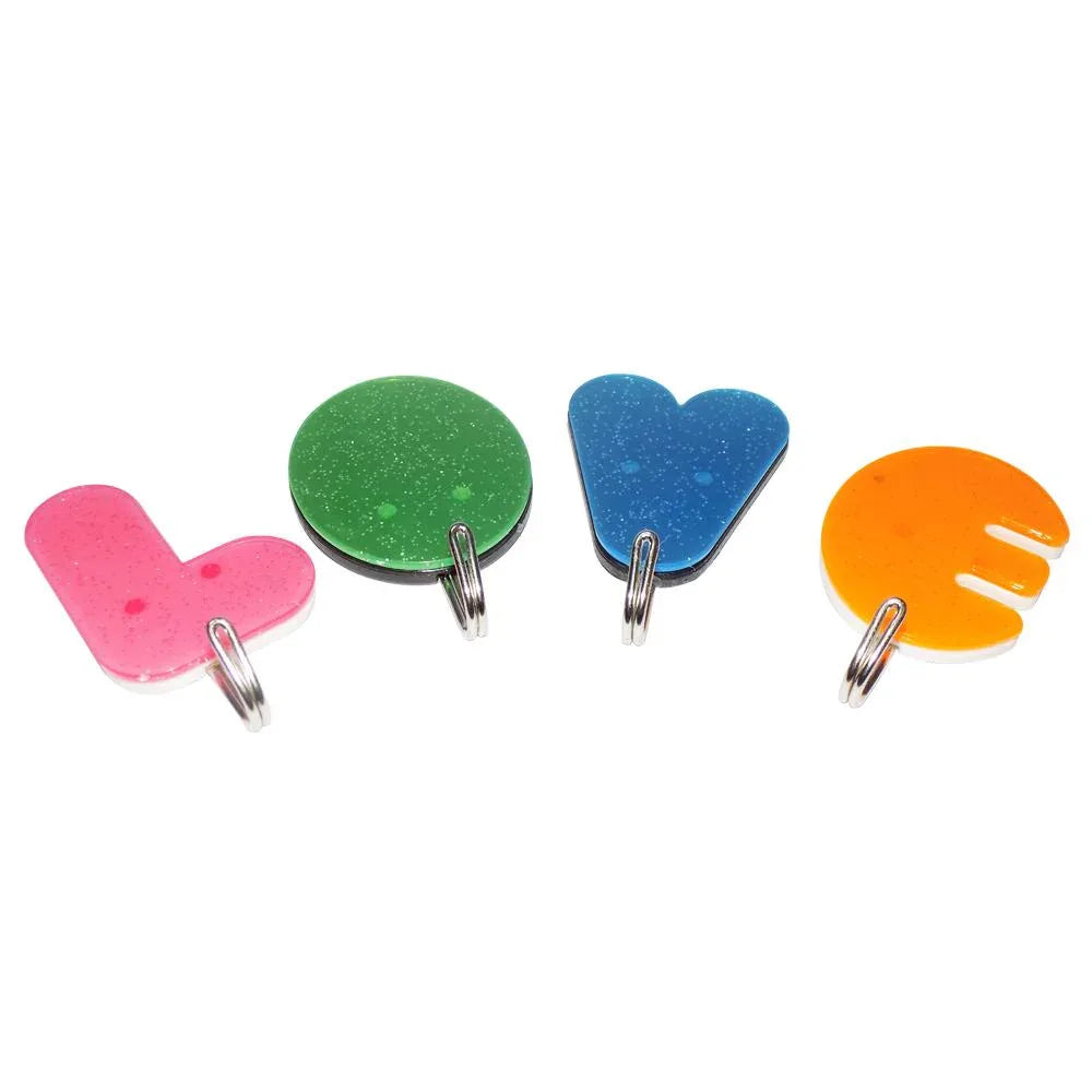1121 Love Shape Self Adhesive Hooks - Zidbik