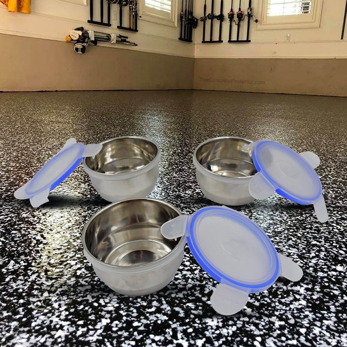 Airtight  Leak Proof Stainless Steel Container Multi Compartment Lunch Box Carry To All Type Lunch In Lunch Box  Premium Quality Lunch Box Ideal For Office  School Kids  Travelling Ideal (3 Different Lunch Box) - Zidbik