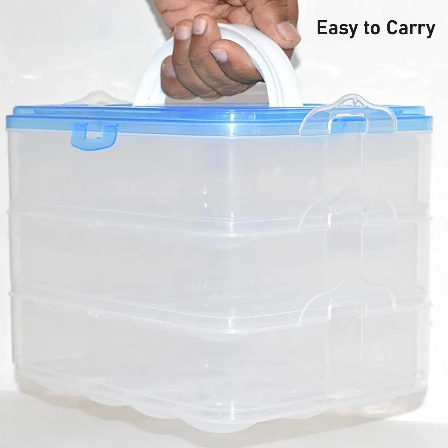 2643 3-layer Plastic Refrigerator Egg Storage Box (36 Grid) - Zidbik