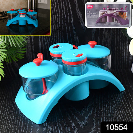 Supermom 4x Pickle With Salt  Pepper Storage Set - Zidbik