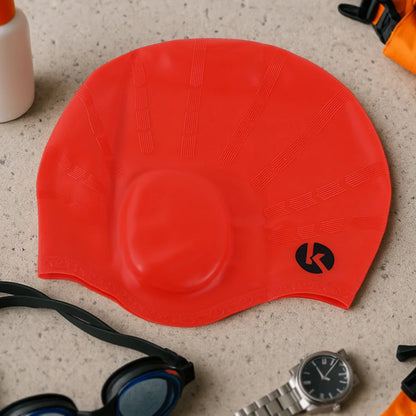 Professional Silicone Swimming Cap (1 Pc) - Zidbik