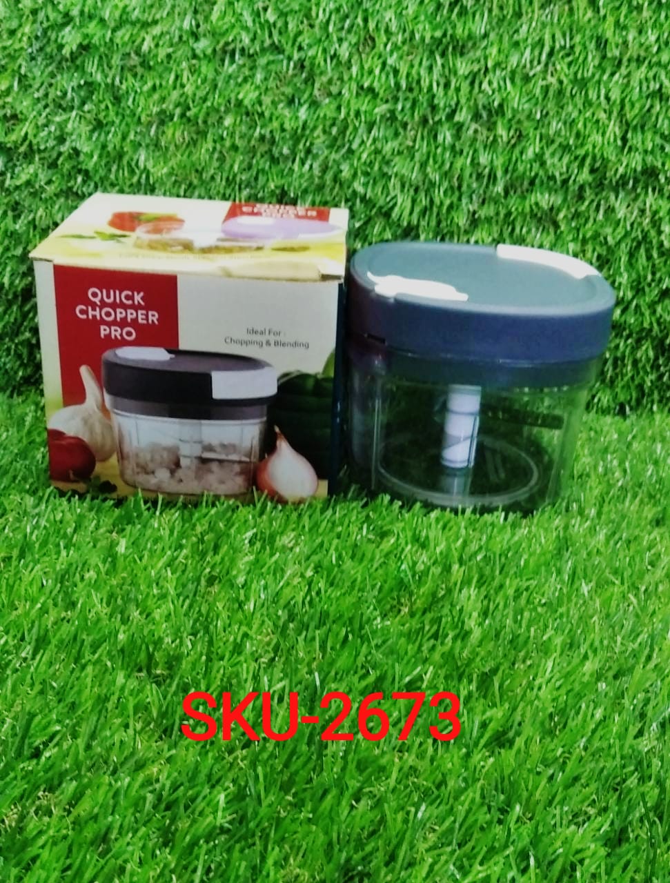2673 Handy Chopper And Slicer Used Widely For Chopping And Slicing Of Fruits Vegetables Cheese Etc. Including All Kitchen Purposes - Zidbik
