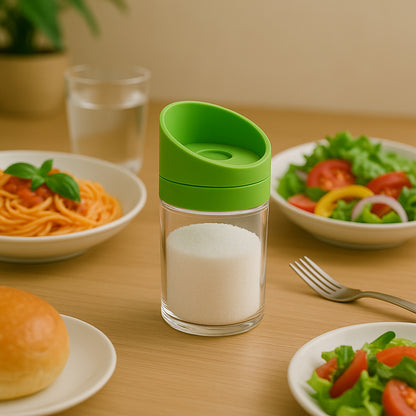 Apex Slant-lid Kitchen Storage Jar Set (2 Pc) - Zidbik