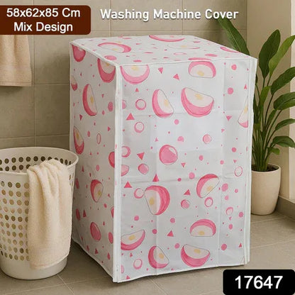 Waterproof Washing Machine Cover 58x62x85 Cm (1 Pc Mix Design) - Zidbik