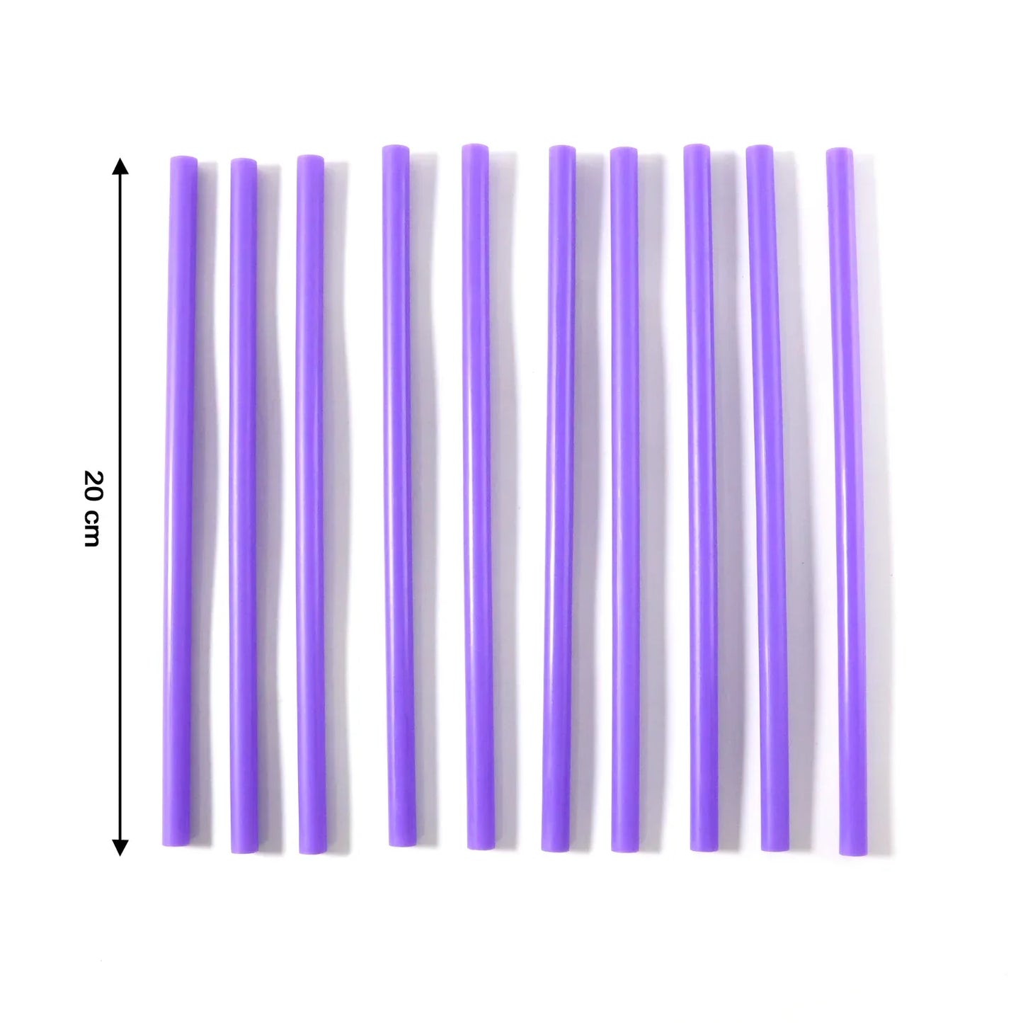 Reusable Plastic Drinking Straws Pack Of 10 - Zidbik
