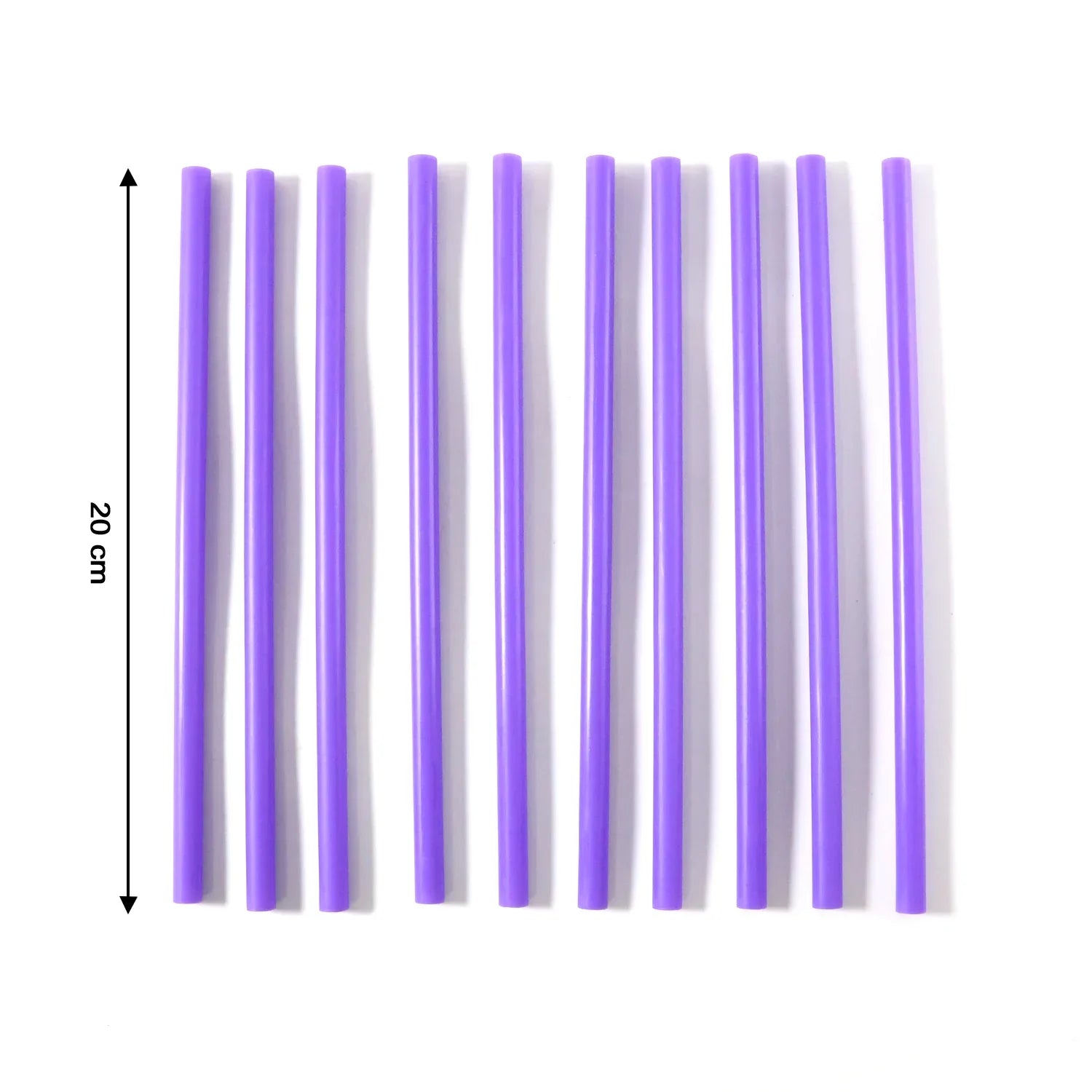 Reusable Plastic Drinking Straws Pack Of 10 - Zidbik