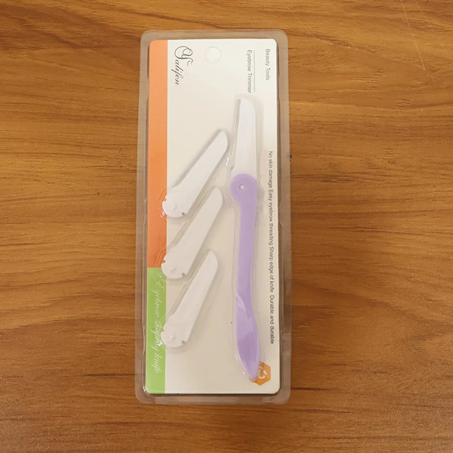 Eyebrow Facial Hair Razor With 3 Replaceable Blades - Zidbik