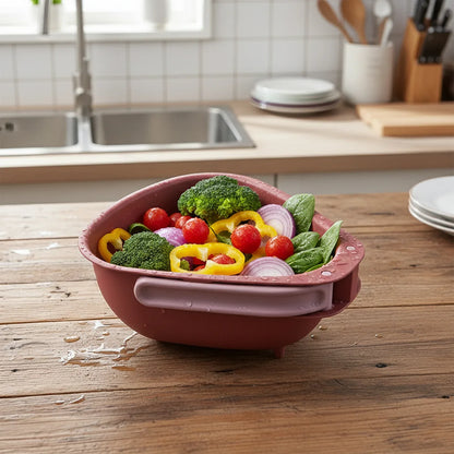 Supermom Kitchen Colander With Foldable Handle And Drain Base - Zidbik