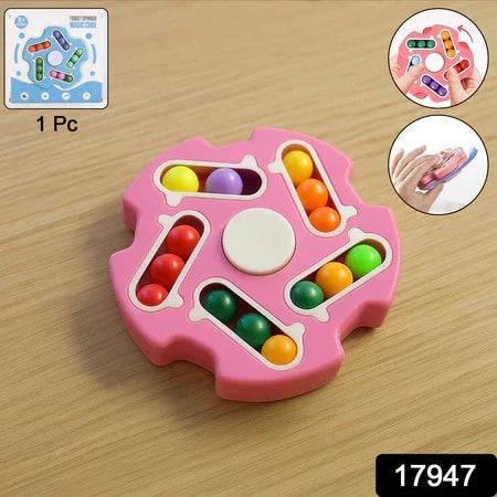 Fidget Magic Cube Spinner Toy Multi-track Finger Puzzle - Zidbik