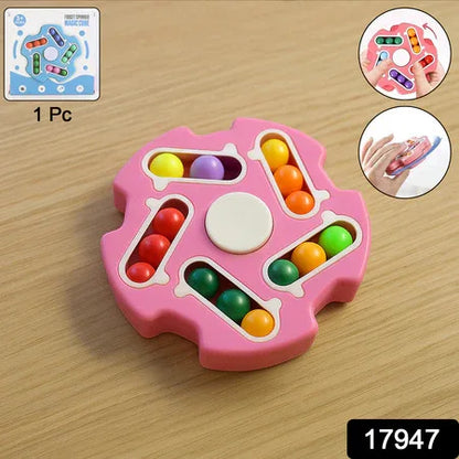 Fidget Magic Cube Spinner Toy Multi-track Finger Puzzle - Zidbik