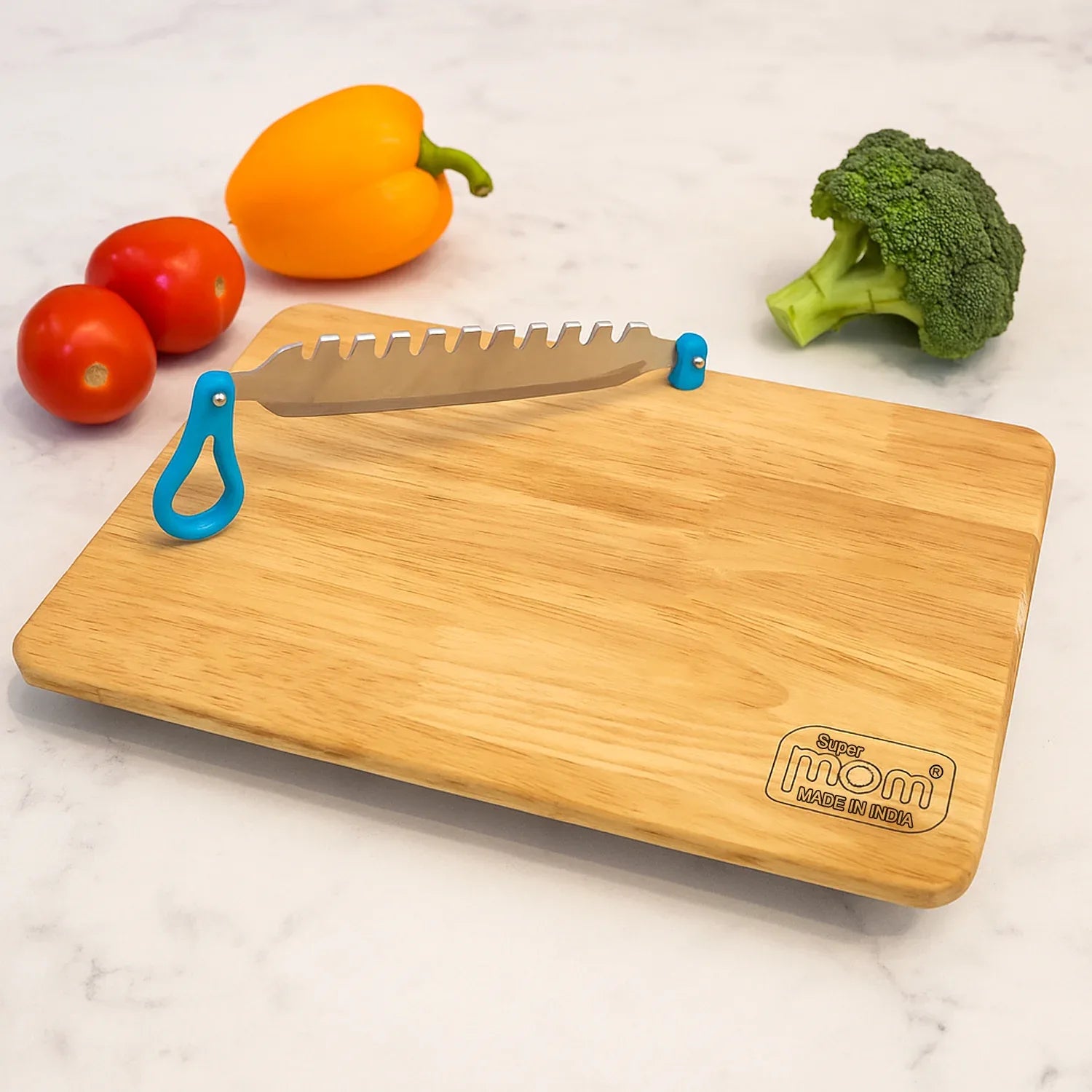 Supermom Wooden Craft Cutting And Chopping Board (1 Pc) - Zidbik