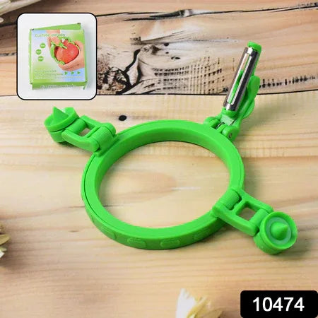 Adjustable Apple Peeler Cutter With Holder Ring - Zidbik