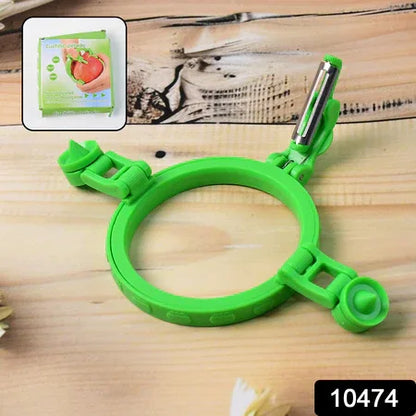 Adjustable Apple Peeler Cutter With Holder Ring - Zidbik