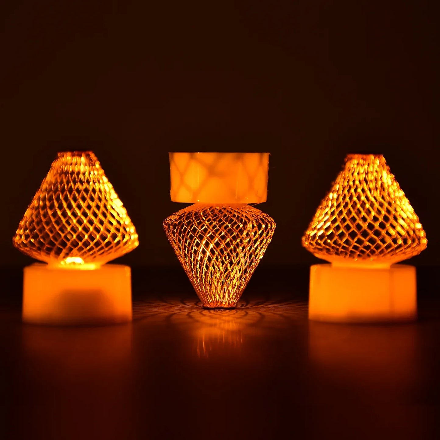 6551 12pcs Flameless And Smokeless Decorative Candles Acrylic Led Tea Light Candle For Gifting House Light For Balcony Room Birthday Christmas Festival Events Decor Candles (12 Pieces) - Zidbik