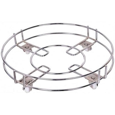 3018 Stainless Steel Gas Cylinder Trolley With Wheels Lpg Cylinder Roller Stand Movable Trolley - Zidbik