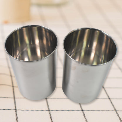 Multipurpose Stainless Steel Airtight Containers With See Through Lid (2 Pc Set  1000 Ml) - Zidbik