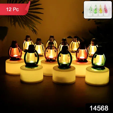 Led Decorative Candle Lamps (12 Pc) - Zidbik
