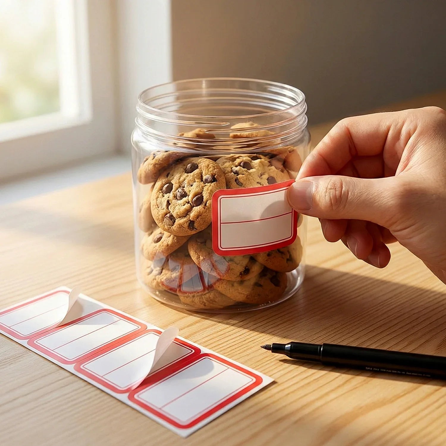 1 Sheets Self-adhesive Label Stickers - Zidbik
