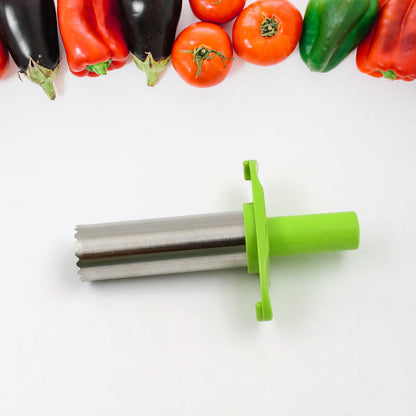 Small Stainless Steel Chili Corer Remover Kitchen Tool (1 Pc) - Zidbik