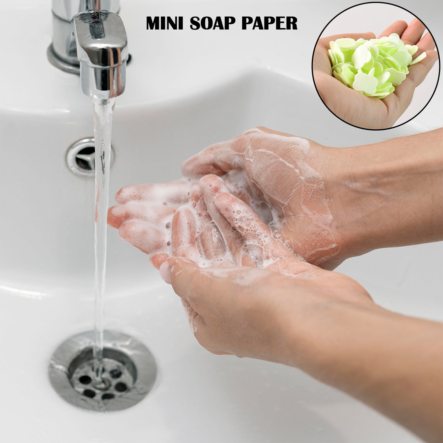 Instant Hand Paper Soap (1 Pc) - Zidbik