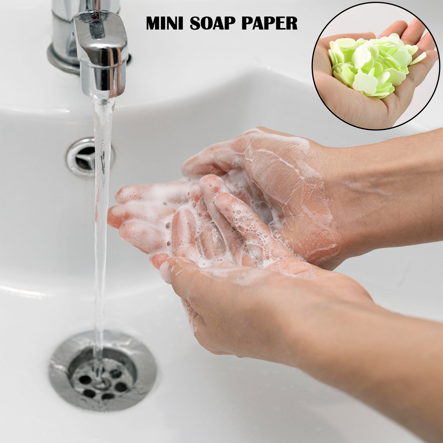 Instant Hand Paper Soap (1 Pc) - Zidbik