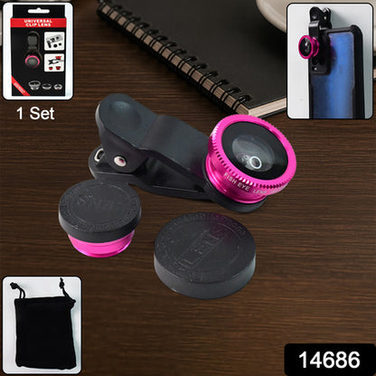 Universal Clip-on Mobile Camera Lens (1 Set) - Zidbik