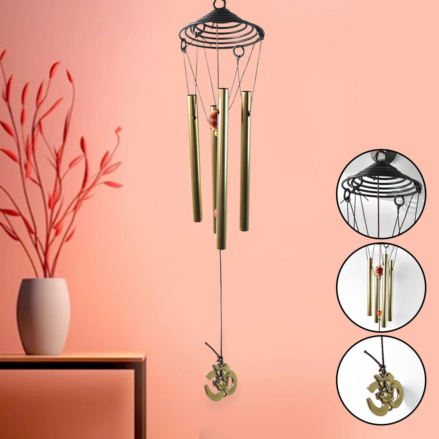 Wind Chimes Outdoor Hanging Dragonfly Wind Chime (1 Pc) - Zidbik