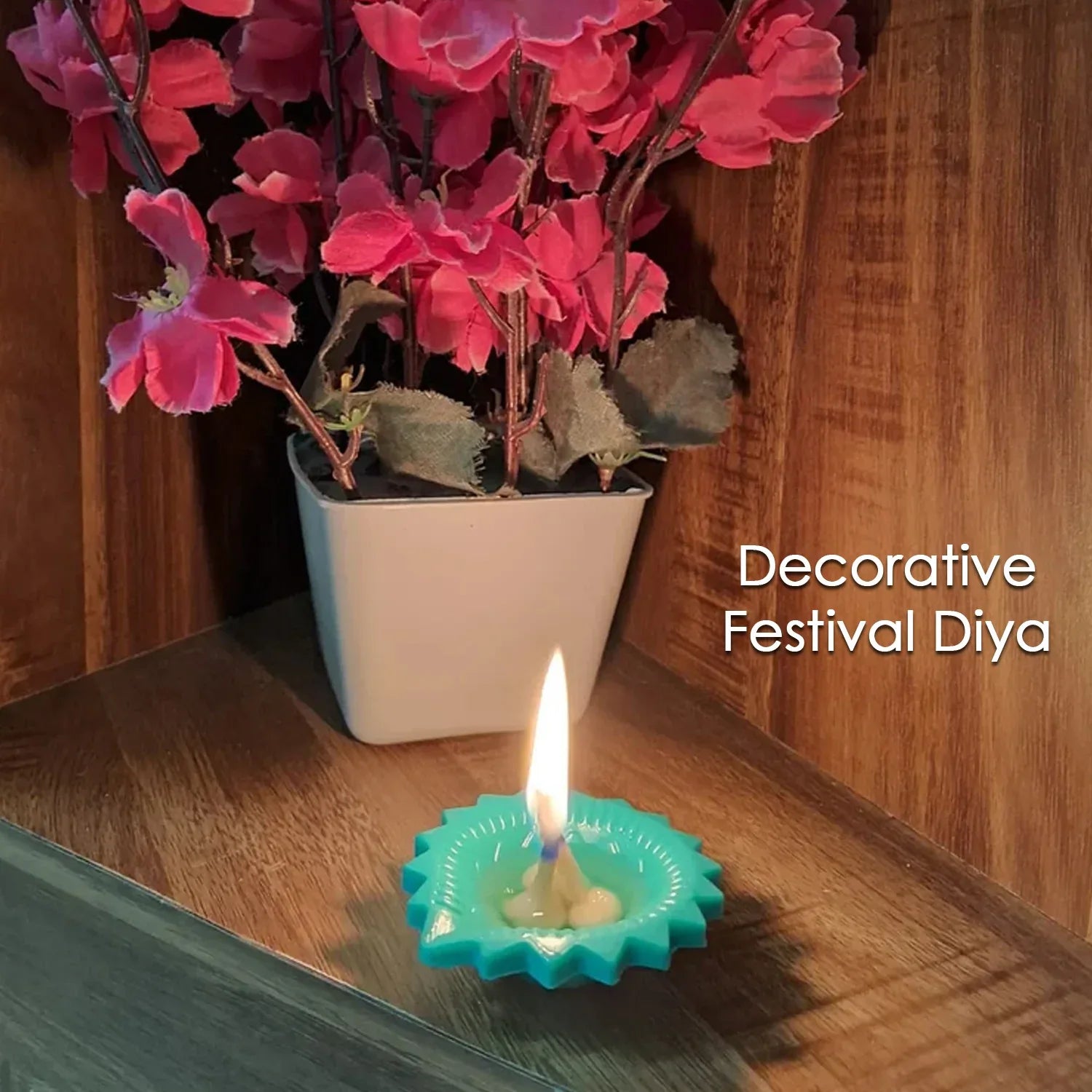 Silicone Diya For Diwali Attractive Design Colourful Diya Combo (Mix Design 1 Pc) - Zidbik