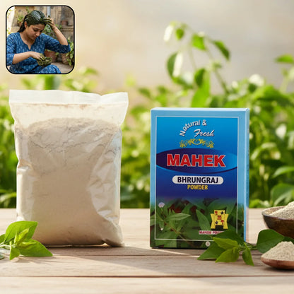 Natural Bhringraj Powder For Traditional Hair Care 80 Gm - Zidbik